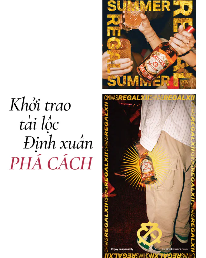 Chivas Regal 12 Khởi trao tài lộc định xuân phá cách Chivas Regal 12 tết 2026